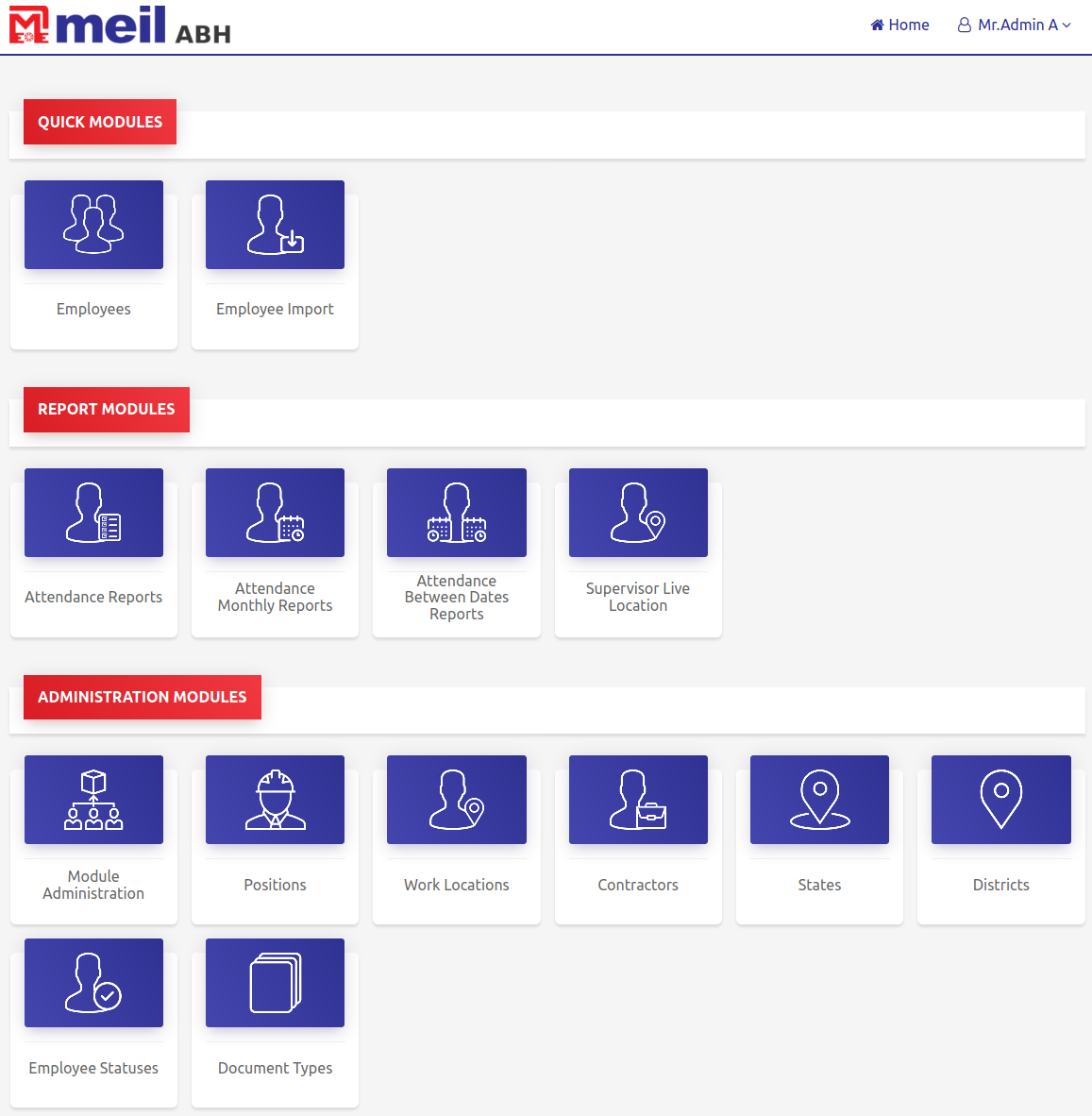Attendance System with Live Tracking, Meil(Kuwait)
